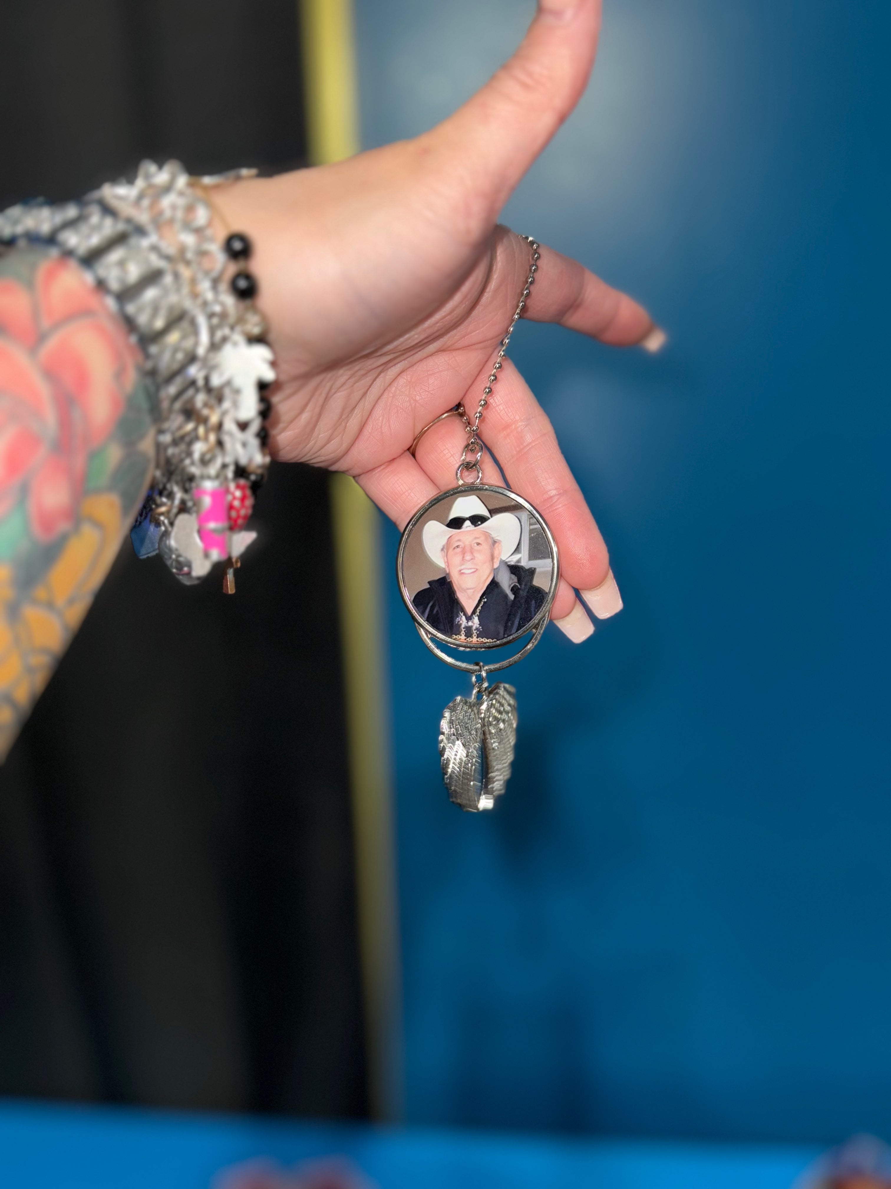 Double Sided Rearview Mirror Pendants
