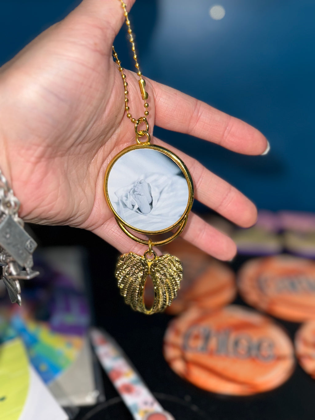 Double Sided Rearview Mirror Pendants