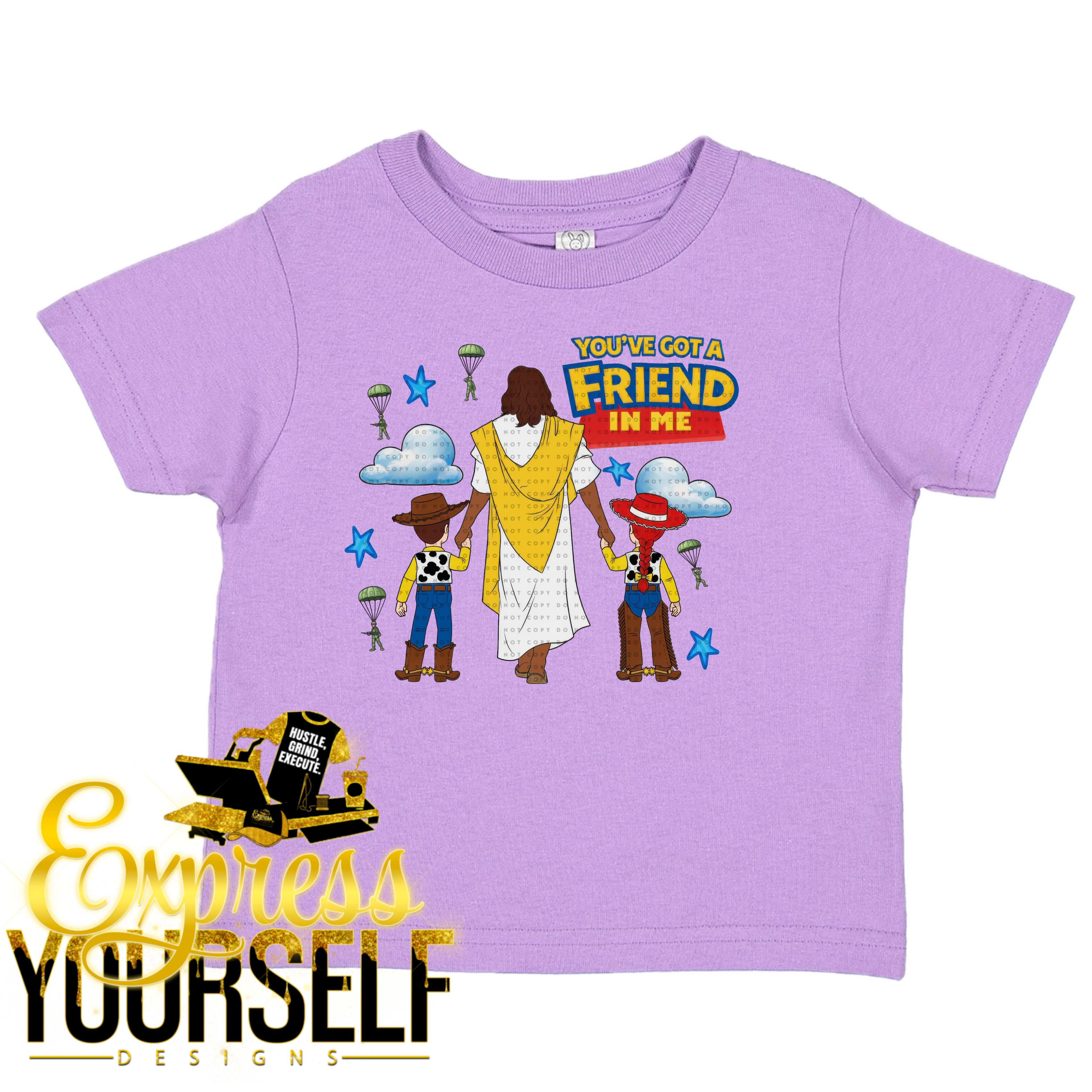 You've Got A Friend In Me Woody & Buzz (Dark Skin Jesus)