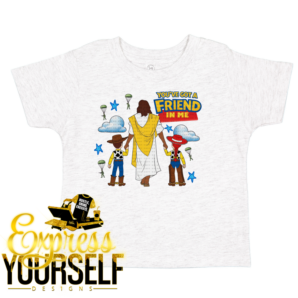 You've Got A Friend In Me Woody & Buzz (Dark Skin Jesus)