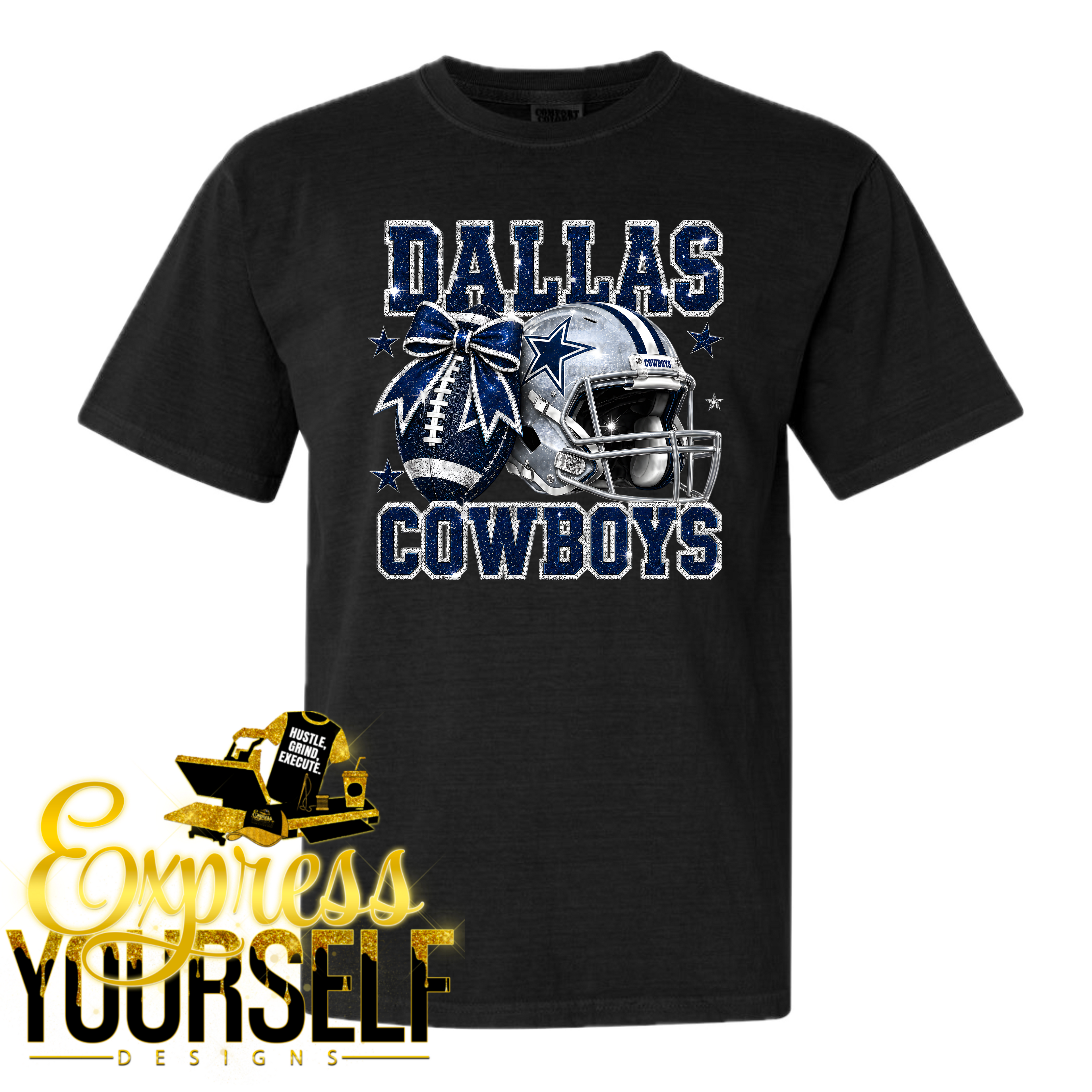 DC FAUX BLING COMFORT COLORS SHIRT