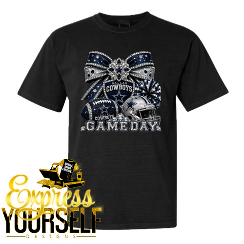 DC FAUX RHINESTONE COMFORT COLORS SHIRT